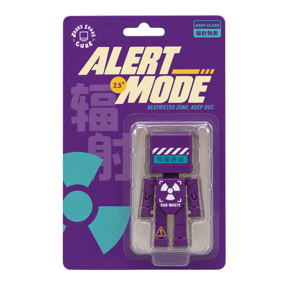 SHAKE SHAKE CUBE ALERT MODE Figure 2.5" — 6-Pack Hazard Alert Collectibles, Articulated Action Figure Serie