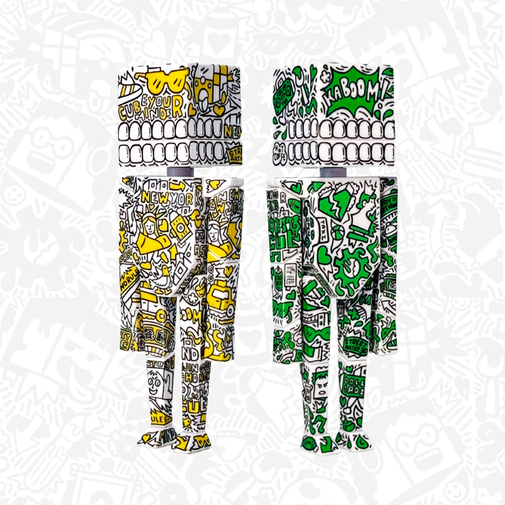 Zombie Cube × Timothy 4" Art Collectible