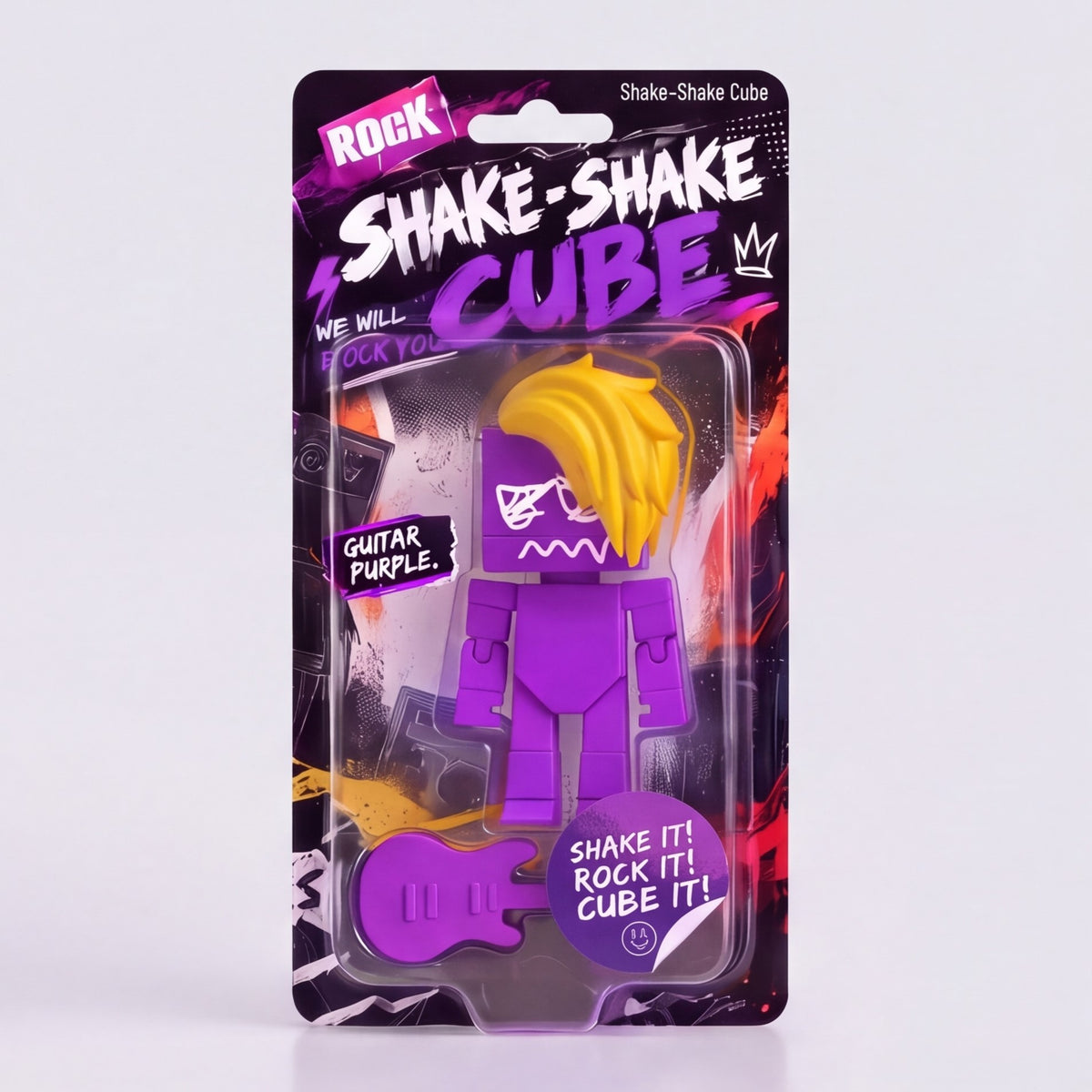 SHAKE SHAKE CUBE ROCK GENERATION 2.5" Band Figure 4-Pack — Original IP, Instrument Accessories