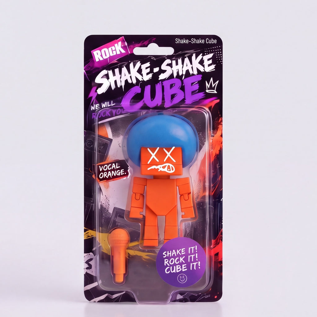 SHAKE SHAKE CUBE ROCK GENERATION 2.5" Band Figure 4-Pack — Original IP, Instrument Accessories