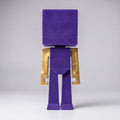 TITAN CUBE Flocked Figure — Velvet Texture Art Toy, 9" Vinyl Designer Collectible, Limited Texture Edition