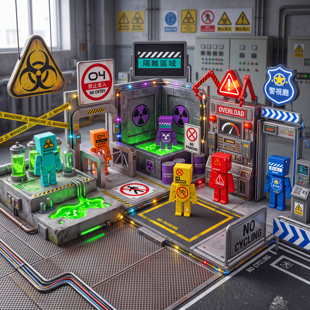 SHAKE SHAKE CUBE ALERT MODE Figure 2.5" — 6-Pack Hazard Alert Collectibles, Articulated Action Figure Serie
